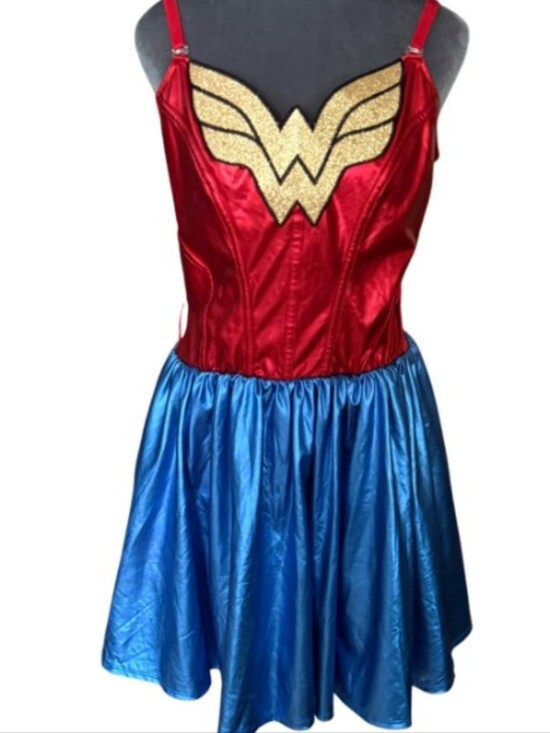 DC Comics Dresses & Skirts - Womens Wonder Woman Costume Dress Adult Size Small Medium DC Comics Sexy Cosplay